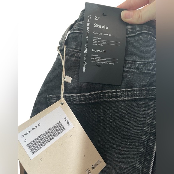 Frank and Oak Stevie Tapered Fit Jeans - Picture 3 of 4